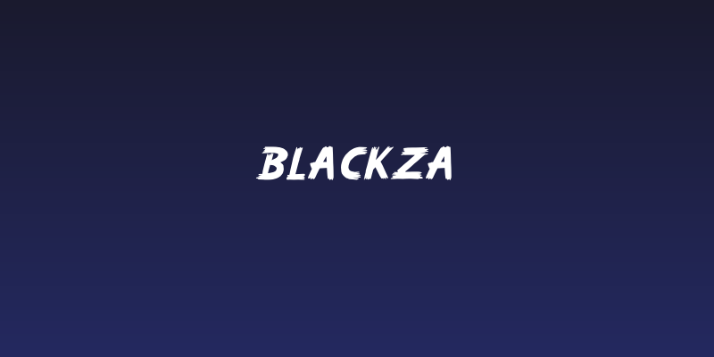 Blackza Social Header