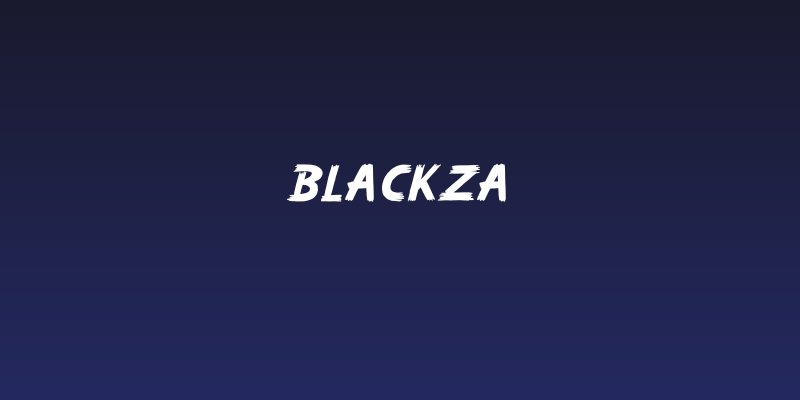 Blackza Social Header