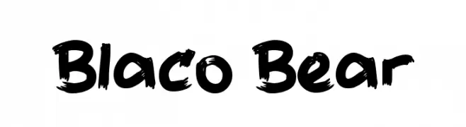 Blaco Bear  Fuentes Gratis Descargar