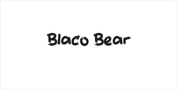 Blaco Bear Logo