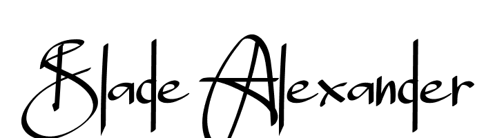 Blade Alexander Font