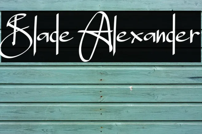 Blade Alexander Example 2