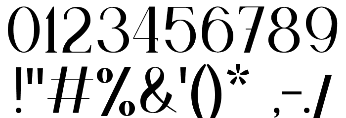 Blade Brotherhood Font OTHER CHARS
