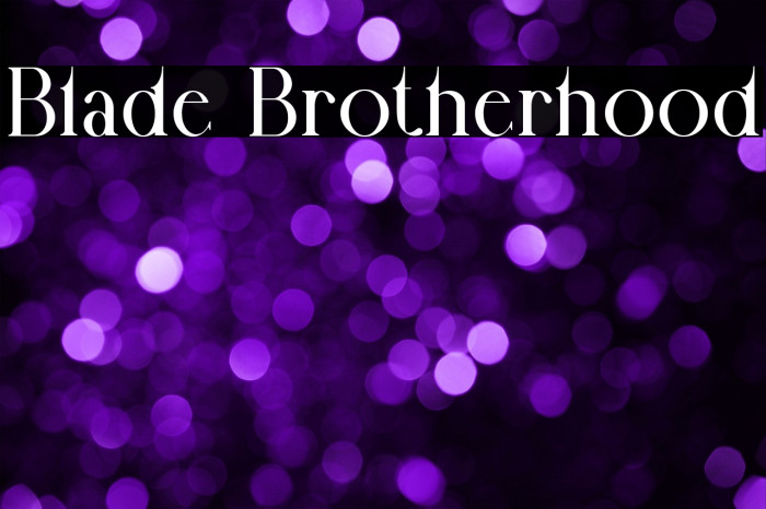 Blade Brotherhood Example 2