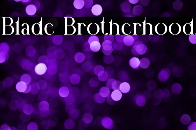 Blade Brotherhood Example 2