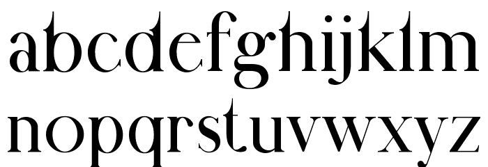 Blade Brotherhood Font LOWERCASE