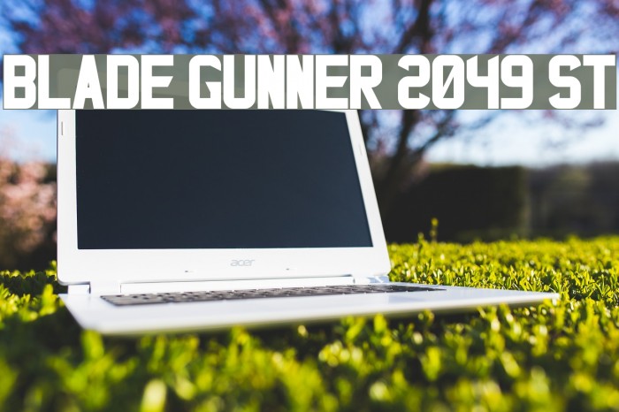 Blade Gunner 2049 St Шрифта examples