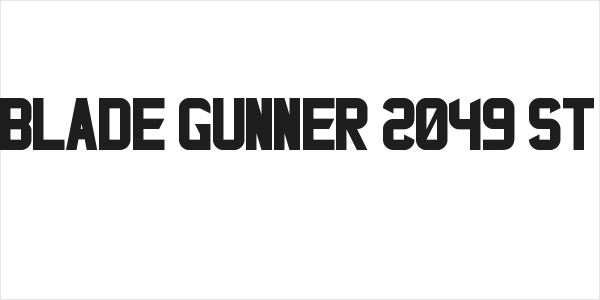 Blade Gunner 2049 St Logo