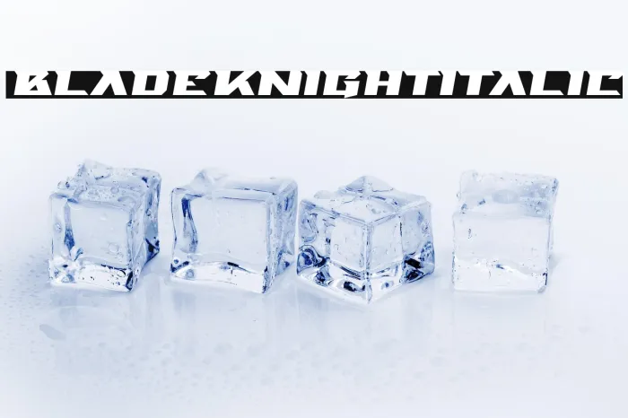 Blade Knight Italic Example 3