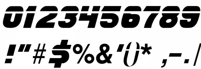 Blade Runner Movie Font 2 Font OTHER CHARS