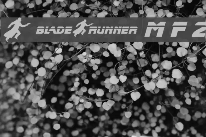 Blade Runner Movie Font 2 Font examples