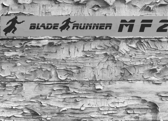 Blade Runner Movie Font 2 Font examples