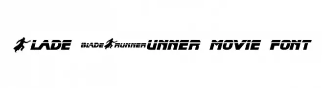 Blade Runner Movie Font  नि: शुल्क फ़ॉन्ट्स डाउनलोड