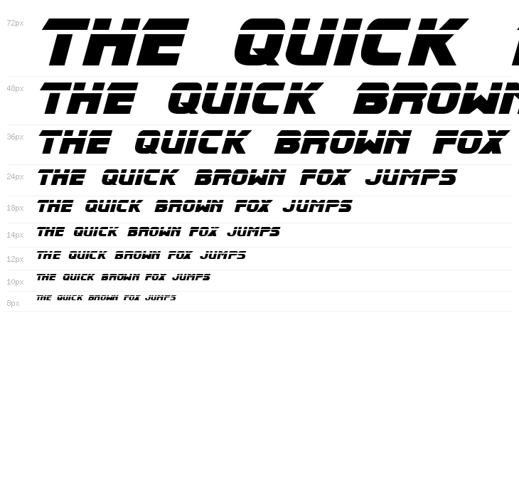 Blade Runner Movie Font Waterfall