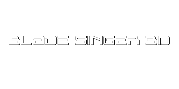 Blade Singer 3D Logo