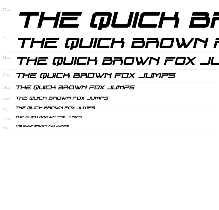 Blade Singer Bold Italic Waterfall