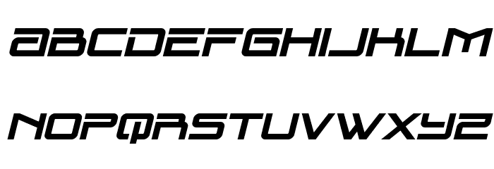 Blade Singer Bold Italic Font LOWERCASE