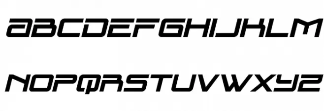 Blade Singer Bold Italic Font LOWERCASE