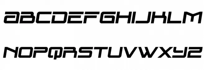 Blade Singer Bold Semi-Italic Fuentes MINÚSCULAS