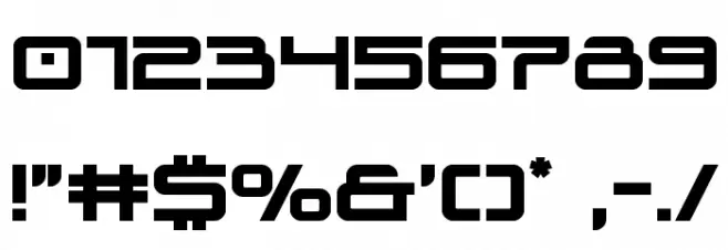Blade Singer Bold Font OTHER CHARS