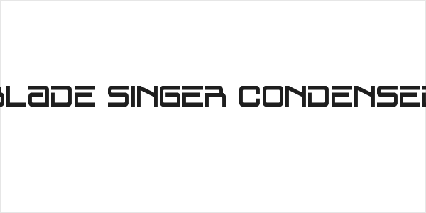 Blade Singer Condensed Logo
