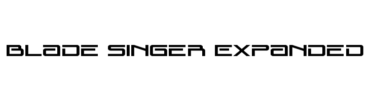 Blade Singer Expanded  font caratteri gratis