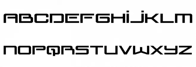 Blade Singer Expanded Schriftart Groß