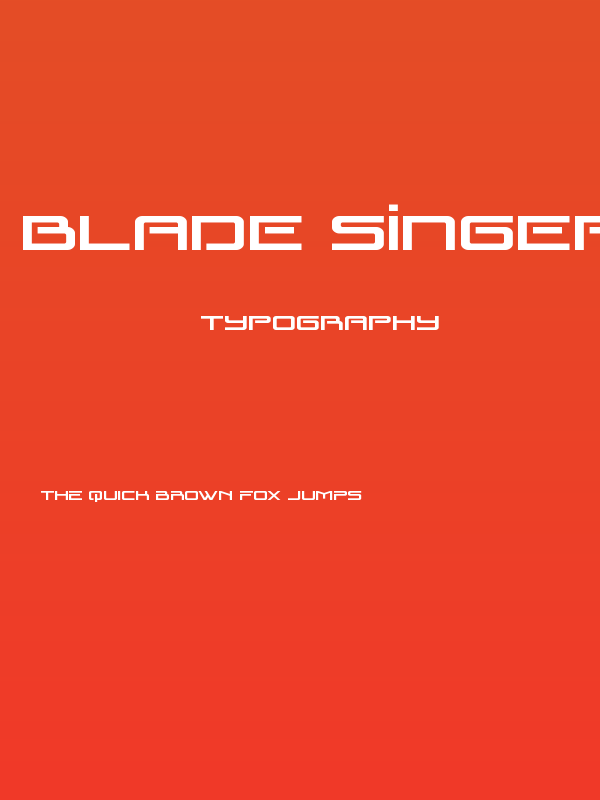 Blade Singer Expanded Poster