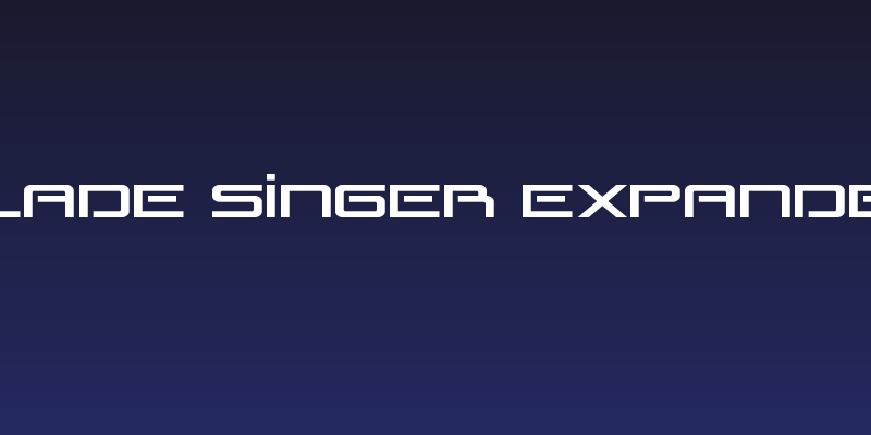 Blade Singer Expanded Social Header