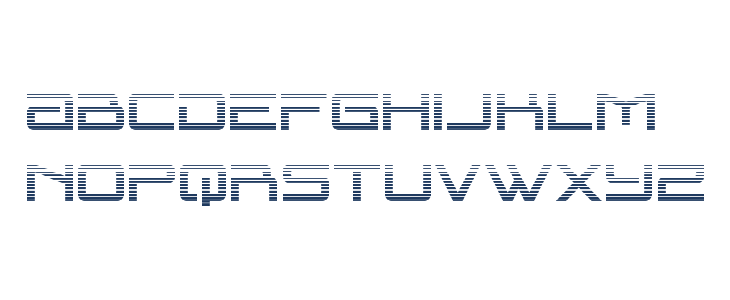 Blade Singer Gradient Lowercase