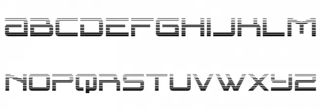 Blade Singer Gradient 字体 小写