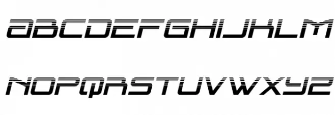 Blade Singer Halftone Italic Fuentes MINÚSCULAS