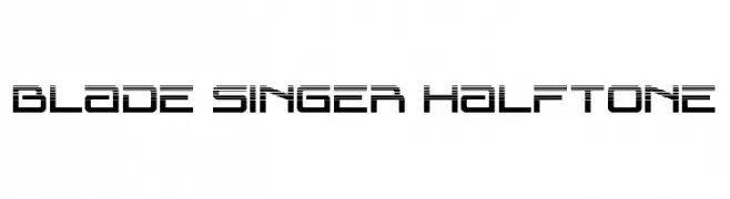 Blade Singer Halftone  Fuentes Gratis Descargar