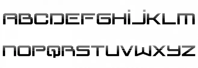 Blade Singer Halftone Schriftart Groß