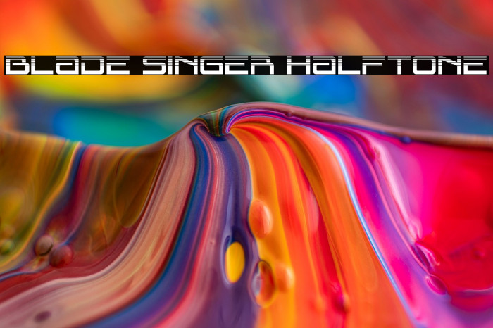 Blade Singer Halftone Example 1