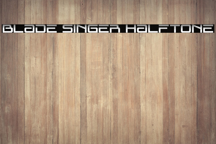 Blade Singer Halftone Example 3