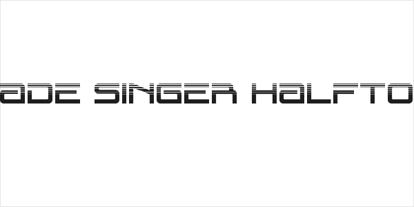 Blade Singer Halftone Logo