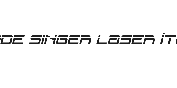 Blade Singer Laser Italic Logo