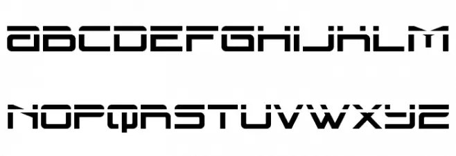 Blade Singer Laser फ़ॉन्ट लोअरकेस