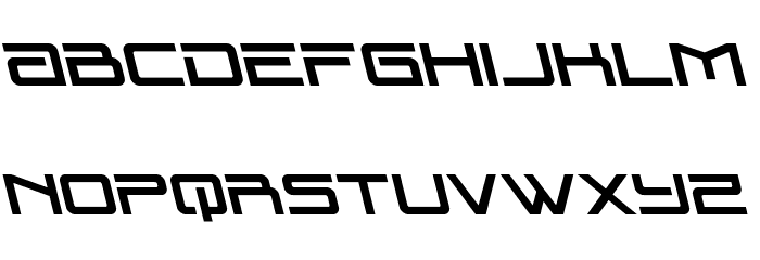 Blade Singer Leftalic Font LOWERCASE