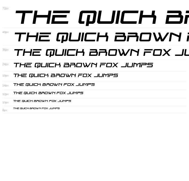 Blade Singer Semi-Italic Waterfall