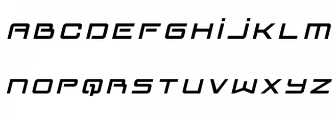 Blade Singer Title Italic Fonte MAIÚSCULAS