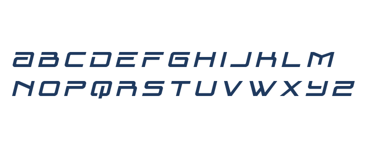 Blade Singer Title Italic Lowercase