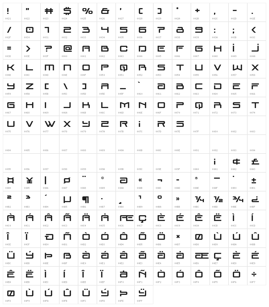 Blade Singer Title Character Map