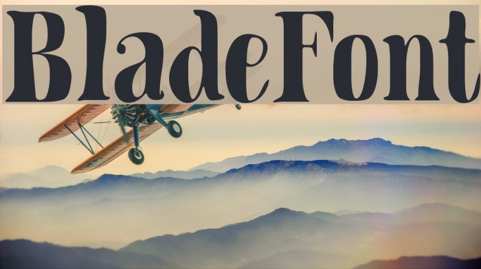 BladeFont Example 1