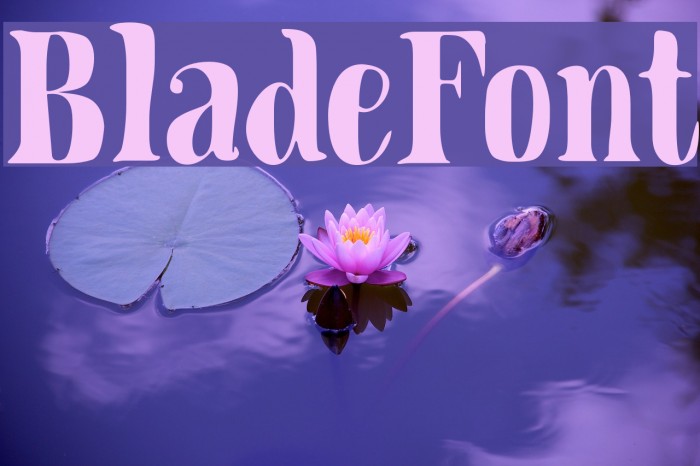 BladeFont Example 2