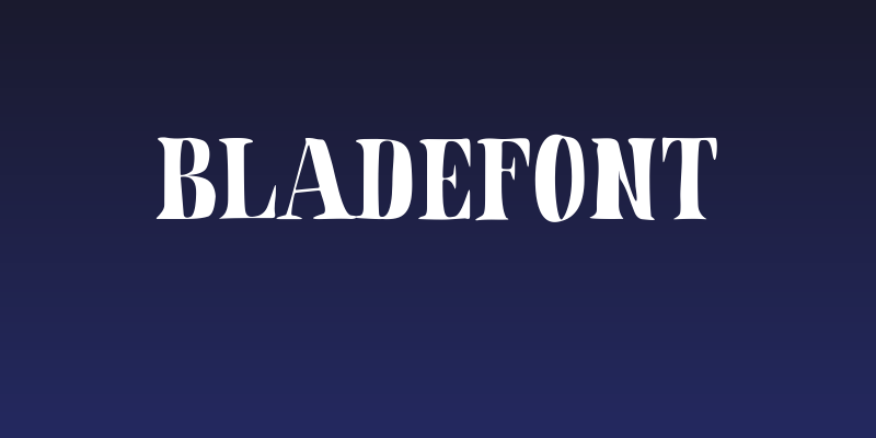 BladeFont Social Header