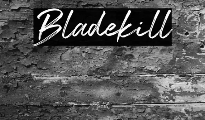 Bladekill Font examples
