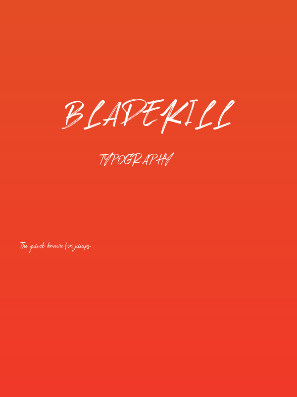 Bladekill Poster
