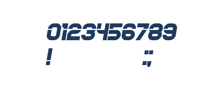 Blader Italic Other Characters